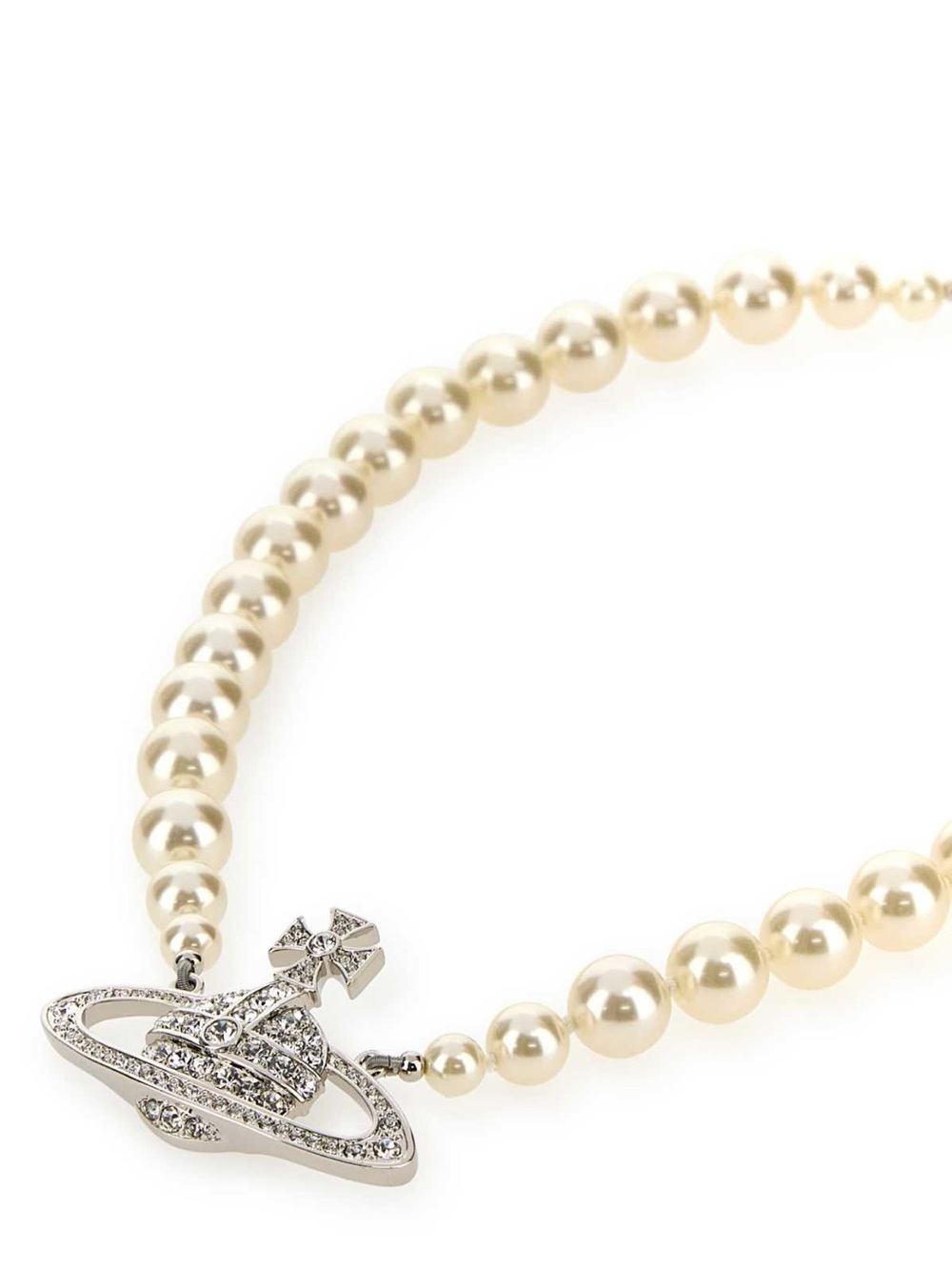 Vivienne Westwood Orb-motif pearl necklace - Picture 3 of 5